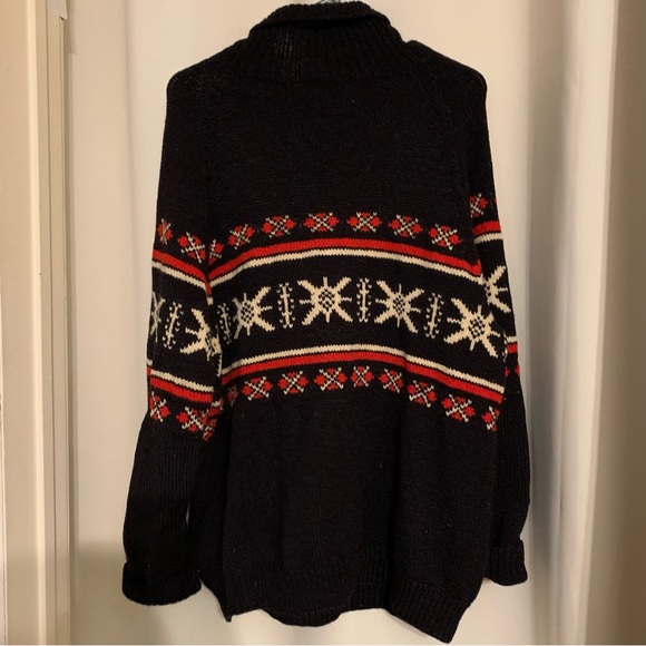 Vintage 70’s fisherman hand knit wool ski sweater - Picture 5 of 5
